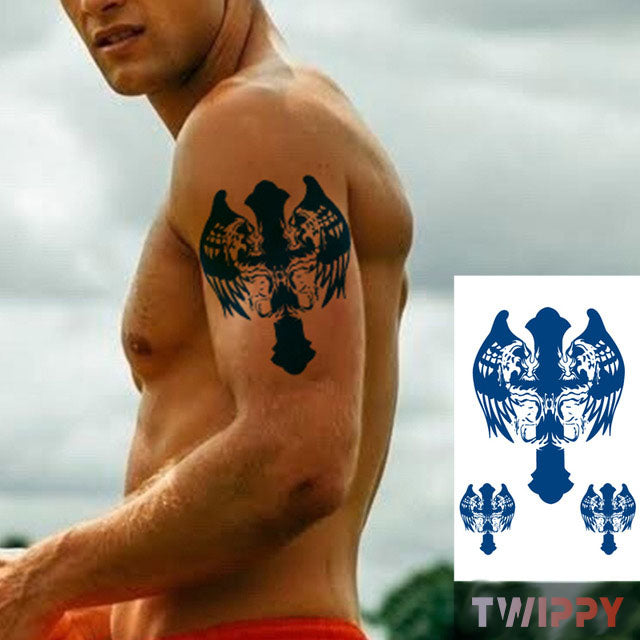 Realistische tijdelijke nep tattoo - Arm bijl